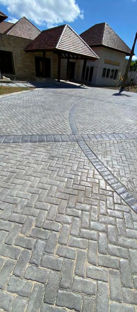 Patrón Antique Brick Herringbone